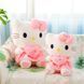 М'яка плюшева іграшка Хеллоу Кітті 45 см, іграшка-подушка Hello Kitty для дітей, Рожева TO-270 фото 4
