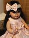Лялька Реборн Reborn Doll 55 см, вініл-силіконова лялька дівчинка у в бежевому платтячку з повязкою DO-19 фото 7